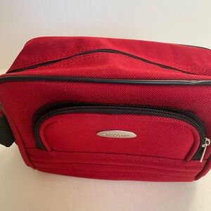 Samsonite Red Toiletry Bag - Excellent Condition